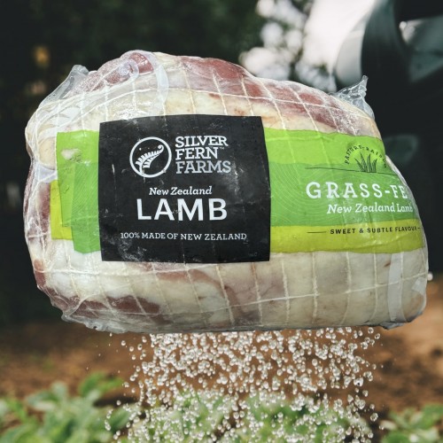 紐西蘭SILVER FERN FARMS天然無激素網裝羊肩卷肉 約1.3-1.8KG3333